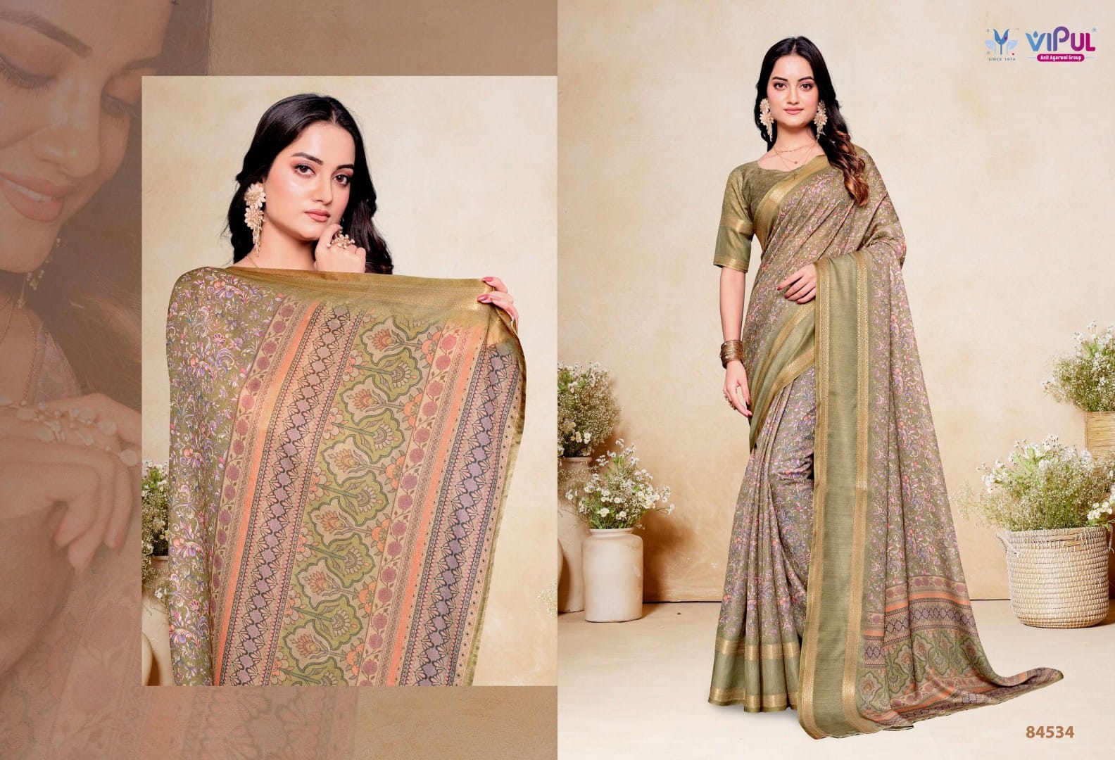 Sumitra By Vipul Silk Daily Wear Saree Wholesale Shop In Surat